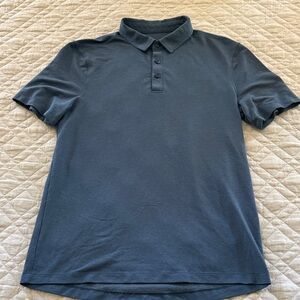 Lululemon Men's Blue Polo Shirt